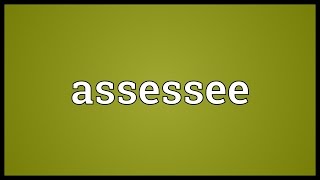 Assessee Meaning [upl. by Ogawa322]