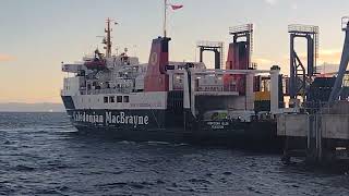 A VIDEO MV Hebridean Isles arriving at Brodick Arran‎ [upl. by Enneillij]