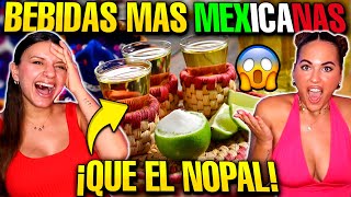 🇪🇸 ESPAÑOLAS REACCIONAN a 7 BEBIDAS MÁS MEXICANAS que el NOPAL 🇲🇽 la última te sorprenderá 😱 [upl. by Cuthbertson]