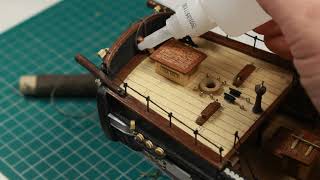 CUBIERTA85 Como hacer las cadenas de popa HMS BEAGLE  Modelismo Naval [upl. by Akim]