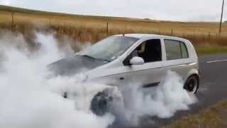 Hyundai Getz Turbo Burnout 2 [upl. by Essined857]