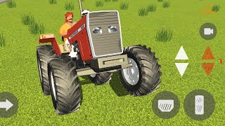 Indian Tractor Farming Simulator  Indian Tractor Game  Indian Tractor Simulator Game Tractor Game [upl. by Akehsat]