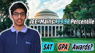 How I Got into MIT Incredible JEEAdvanced to MIT Journey AIR 1 [upl. by Edals753]