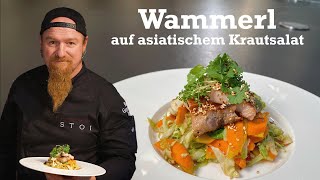 Wammerl auf asiatischem Krautsalat  Lucki Maurer kocht 4 [upl. by Ojok80]