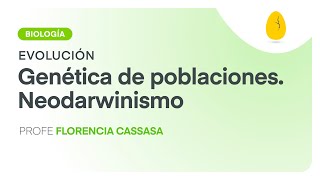 Genética de poblaciones Neodarwinismo  Biología  Evolución  V3  Egg Educación [upl. by Uwton]