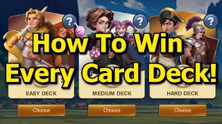 Forge of Empires 2024 History Event Battle Tutorial How To Win Easy  Medium  Hard Card Decks [upl. by Ardekan171]