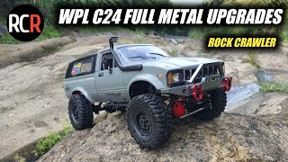 WPL C24 Rock Crawler ‼️ Metal Upgrades [upl. by Catlaina]