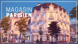 MAGASIN PARISIEN  Speed build  SIMS 4  Écologie [upl. by Zehc]