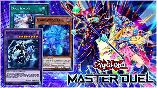 YuGiOh Master Duel  DARK MAGICIAN Deck ft Magicians Souls Soul Servant amp More Ranked PVP [upl. by Morey731]