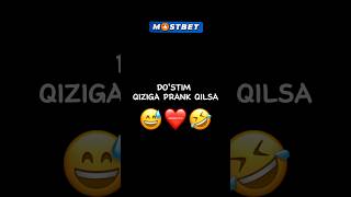 DOSTIM QIZIGA PRANK QILSA 😅❤️ shorts tiktok instagram youtubeshorts rek [upl. by Anifares]