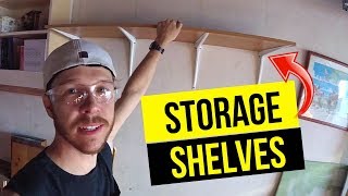 How To Build Cheap amp Easy Garage Storage Shelves Jonny DIY [upl. by Bela]