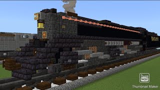 Minecraft Pennsylvania Railroad Q2 Steam Locomotive Tutorial [upl. by Wassyngton]