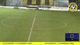 ALMIRANTE BROWN VS ALMAGRO [upl. by Mick]