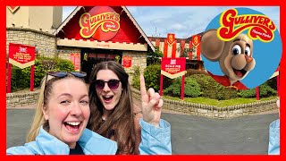 GULLIVERS WORLD Warrington Vlog  NEW Gears area and ROLLERCOASTER for 2023 [upl. by Eeresid]