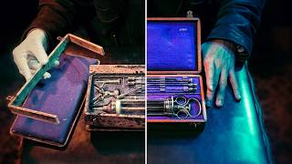 Antique Medical Kit Restoration  Mastercrafted ASMR [upl. by Aisayt]