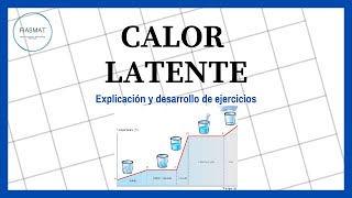 Calor Latente y Calor Especifico EJERCICIOS RESUELTOS [upl. by Kcerb741]