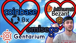 ZRX To Coinbase Bezant to Bithumb Omisego Staking Gentarium Shared Masternodes [upl. by Leidgam]