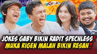 RADITYA DIKA CULTURE SHOCK KETEMU GABY❓🤣 GEGER [upl. by Nnaillij269]