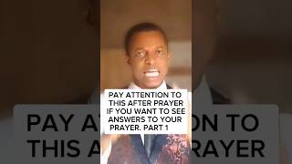 WHAT TO PAY ATTENTION TO AFTER PRAYER TO SEE ANSWERS  APOSTLE OLUWAFEMI DASO shortsfeed [upl. by Argela523]