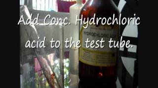 StarchIodide test for Chlorinewmv [upl. by Ferdy]