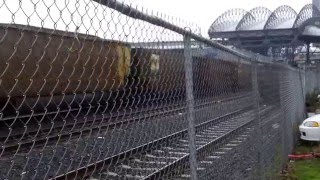 BNSF SD70ACe leading coal train in seattle WA [upl. by Sinylg894]