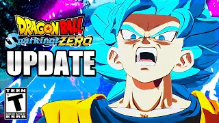 DRAGON BALL Sparking ZERO  NEW OFFICIAL CHARACTER UPDATE [upl. by Mary797]