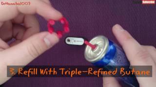 How to Refill a Lighter with Butane [upl. by Eiramnerual]