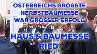 Haus und Baumesse Ried war voller Erfolg [upl. by Drahnreb]