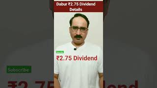 Dabur Share ₹275 Dividend Details Dabur India Share News Today stocks shorts [upl. by Lleuqram]