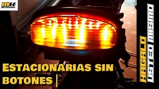 Instalación ESTACIONARIAS Moto SIN botones ADICIONALES 🚦  3 PASOS [upl. by Botzow]