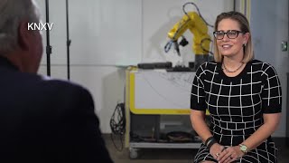 Senator Kyrsten Sinema sits down with ABC15 [upl. by Odlanor]