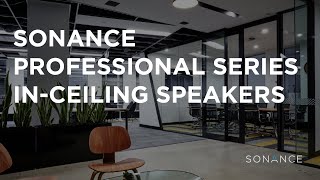 Sonance  Professional Series In Ceiling Speakers Feature [upl. by Ayaet461]