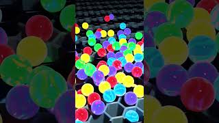 Into The Honeycomb Spheres In Slow Motion 6 3danimation satisfying sphere marbles [upl. by Miun]