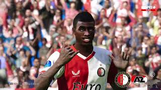 Feyenoord vs AZ Alkmaar  KNVB Beker  PES 21 Samenvatting [upl. by Atsyrk]