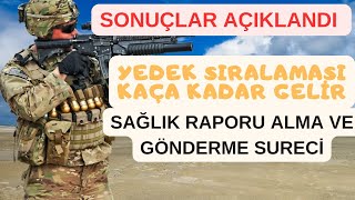 JANDARMA UZMAN ERBAŞ YEDEK SIRALAMASI KAÇA KADAR GELİR  SAĞLIK RAPORU SÜRECİ NASIL İLERLİYOR [upl. by Asiluy355]