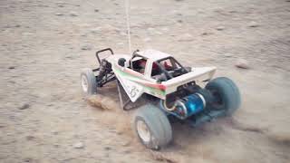 Tamiya Grasshopper with 4link rear suspension in the quarry [upl. by Verina563]