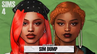 Urban Sim Dump 214 💅  CC Folder amp Sims Download  Sims 4 Create a Sim [upl. by Jammin]