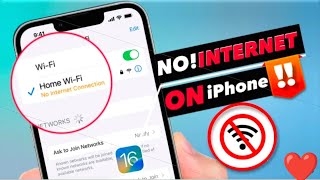 Fix WiFi Connected but No Internet Connectionon iPhone Running i0s 16  Muzamil Sarfraz Official [upl. by Claire543]