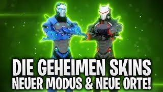 DIE GEHEIMEN SKINS NEUER MODUS amp NEUE ORTE 😍  Fortnite Battle Royale [upl. by Ttnerb]