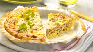 Recette  Quiche au thon sans tomate [upl. by Eniahs]