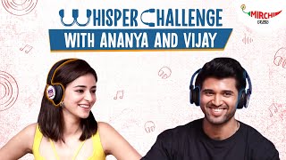 Vijay Deverakonda amp Ananya Panday play WHISPER CHALLENGE 😂  Gaurav [upl. by Lowndes]