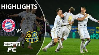 HISTORY IS MADE 🙌 Saarbrücken vs Bayern Munich  German Cup Highlights  ESPN FC [upl. by Arriet]