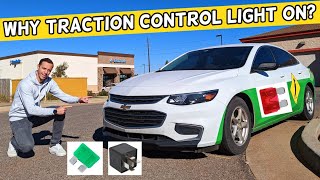 WHY TRACTION CONTROL LIGHT ON CHEVROLET MALIBU 2016 2017 2018 2019 2020 2021 2022 2023 [upl. by Banebrudge993]