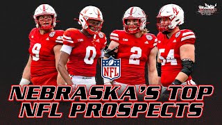 Nebraska Footballs 4 MOST DRAFTABLE PLAYERS for 2025 [upl. by Yer608]