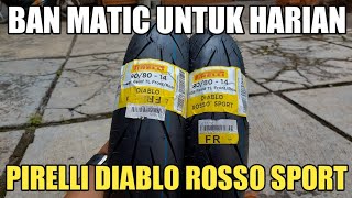 Review Ban Pirelli Diablo Rosso Sport Ring 14  Upgrade Ban Honda Beat ESP ‼️ [upl. by Gies974]