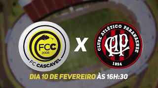 Chamada para o jogo FC Cascavel x Atlético Paranaense  100218  Campeonato Paranaense 2018 [upl. by Notsej]