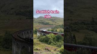 Scottish train ride in Glenfinnan travel shorts scotland [upl. by Aitnwahs646]