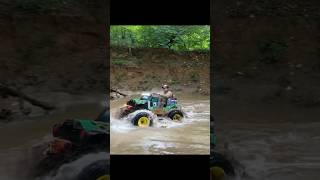 Didn’t hydrolock again😉🤘🏽atv gravedigger offroad powerwheels 4x4 mudding mod quad viral [upl. by Lleunamme]