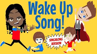 Shake Yourself Awake  A silly wake up song for kids  SINGALONG VERSION [upl. by Alrats]