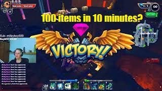 Unlimited Farm for Items  Embertmount volcano map Dungeon defenders 2 [upl. by Barkley555]